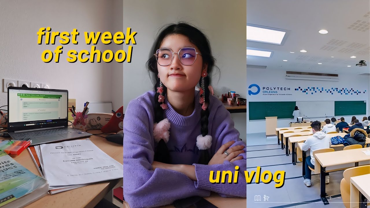 MA PREMIÈRE SEMAINE EN ÉCOLE D'INGÉNIEUR (prépa intégrée)