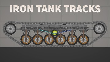 IRON TANK TRACKS TUTORIAL IN MELON PLAYGROUND 12.2 | PEOPLE PLAYGROUND | ACTION SANDBOX