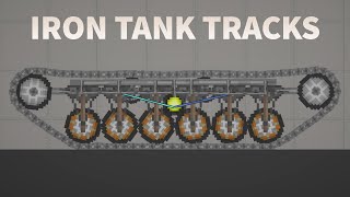 IRON TANK TRACKS TUTORIAL IN MELON PLAYGROUND 12.2 | PEOPLE PLAYGROUND | ACTION SANDBOX