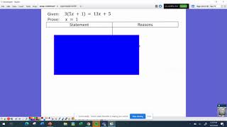 Notes Algebraic Proofs