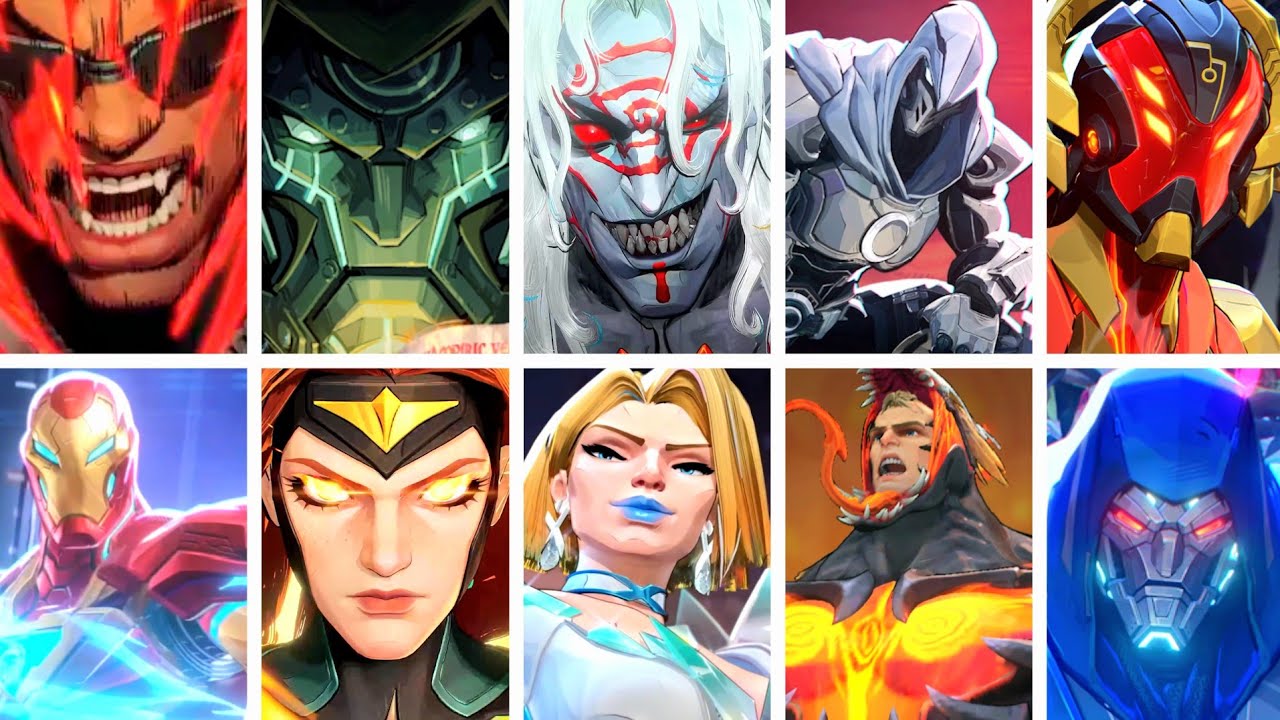 Marvel Rivals S3.5 - All Map Cinematics Movie (No Text) 4K60FPS