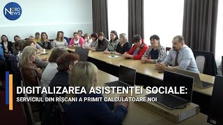 Digitalizarea asistenței sociale: Serviciul din Rîșcani a primit calculatoare noi