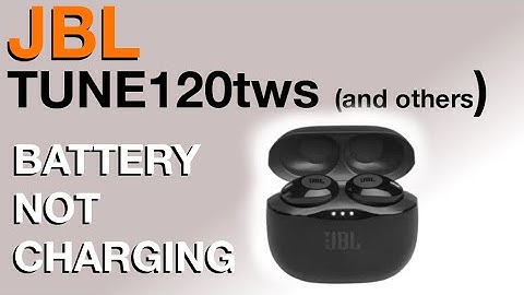 JBL TUNE120tws earbud not charging (how to - possible fix)