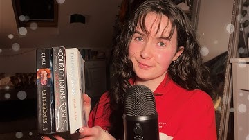 ASMR || Showing you my favourite books (book triggers, close whisper)