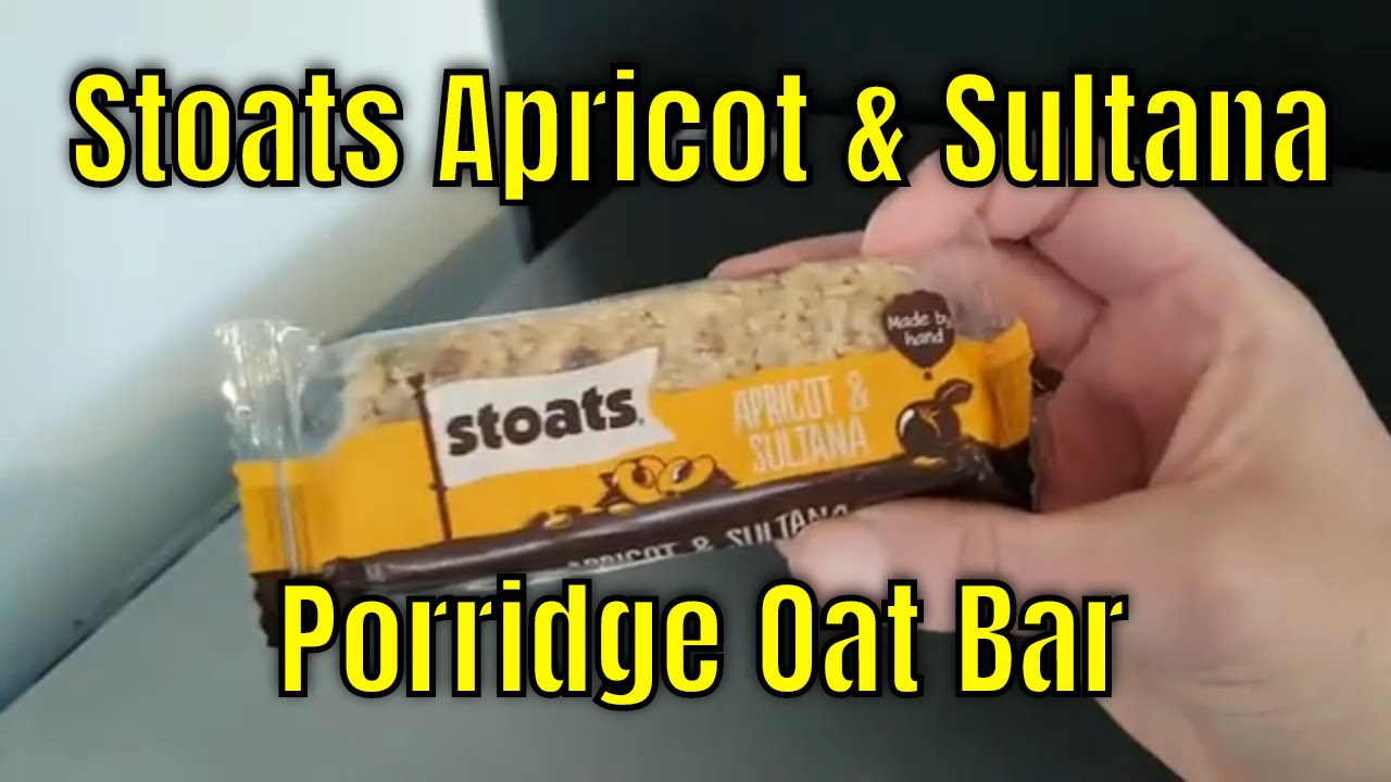 Stoats Apricot & Sultana Porridge Oat Bar 85g YouTube