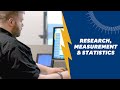 Research, Measurement &amp; Statistics