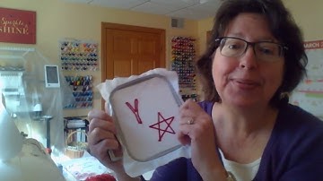 How to do Simple Yarn Couching on the Embroidery Machine without a Yarn Couching Foot and Set-Up