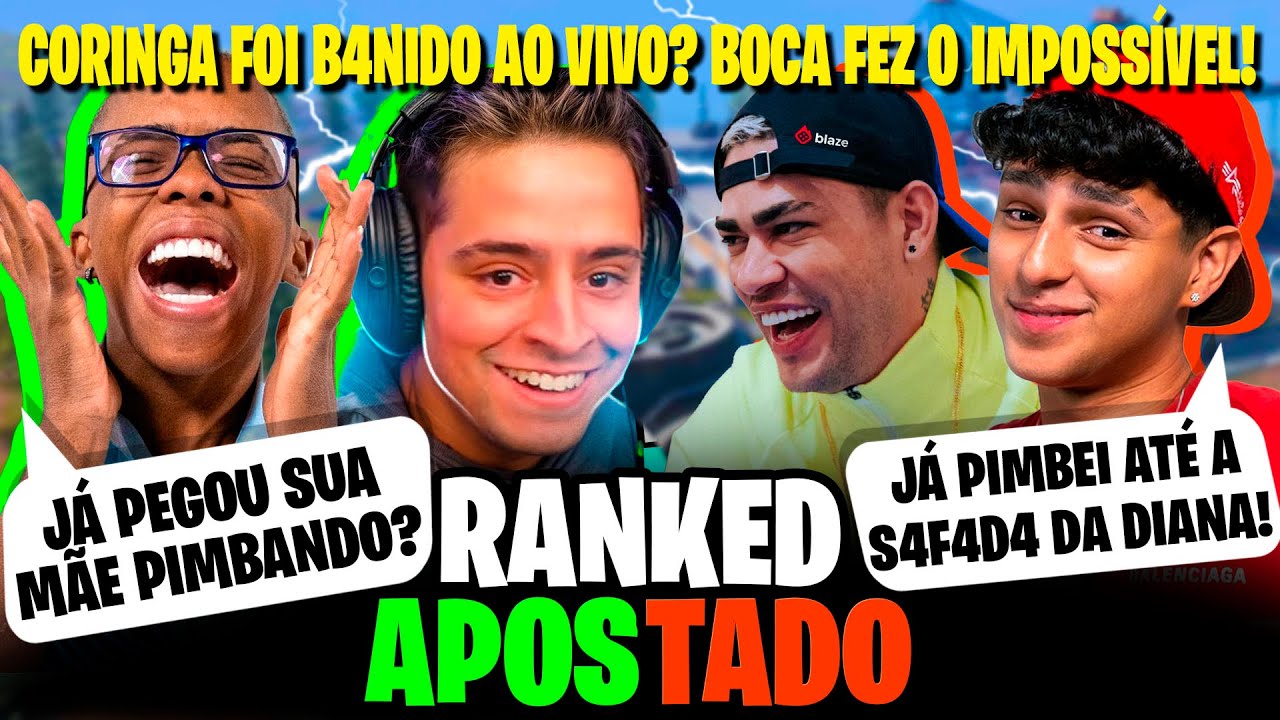 BOCA DE 09 TROLLOU O SQUAD DA RESENHA! LOUD CORINGA FARPOU O BOCADAS E GERAL PERDEU A LINHA! KKKKKK
