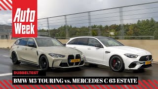 BMW M3 Touring vs. Mercedes-AMG C63S E Performance Estate - AutoWeek Dubbeltest