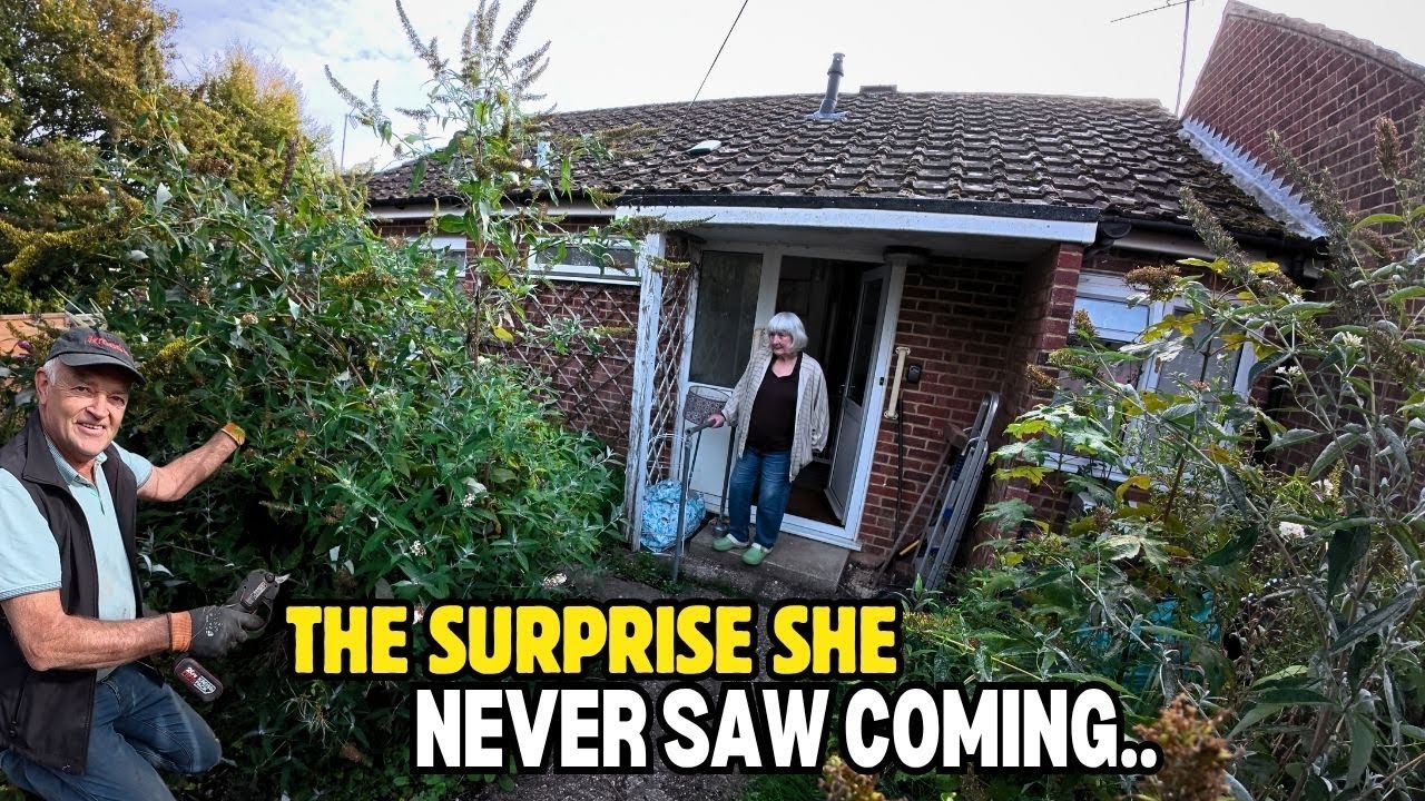 BACK BREAKING Garden Rescue Before 70th Birthday SURPRISE