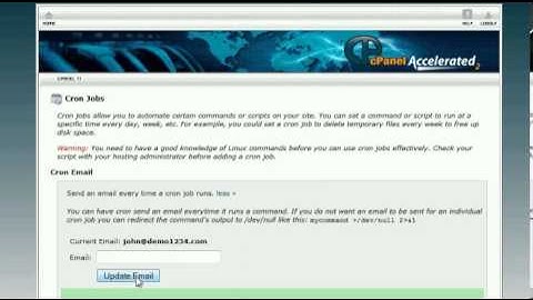 How to setup a cron job in cPanel