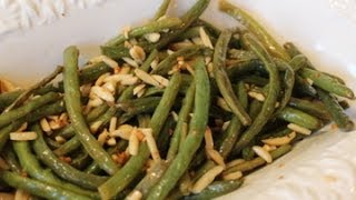 Roasted Green Beans with Toasted Almonds: Classy Cookin' with Chef Stef Crispy Green Beans With Toasted Almonds In One Skillet Hexclad