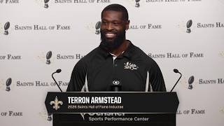 Terron Armstead speaks on induction | 2026 Saints Hall of Fame Announcement
