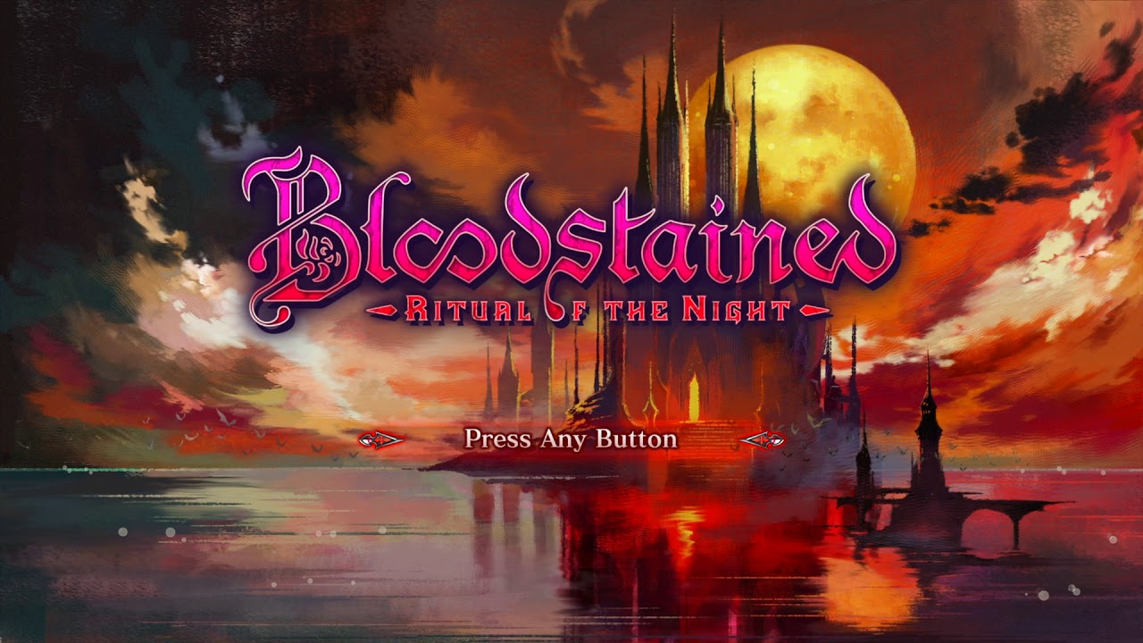 Bloodstained: Ritual of the Night Title Screen (PC, PS4, Vita