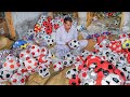 Process of Making Soccer balls |  Soccer Ball Mass Production