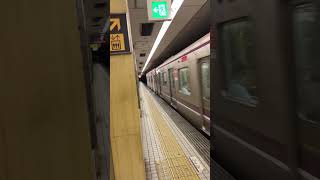 大阪メトロⓂ️の谷町線のラッピング列車の撮影
