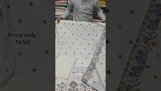 pure Kora cotton boutique designer multiple thread work#suits #instagram #viralvideo #viralshorts