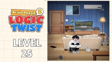 Brain Puzzle 2 Logic Twist Level 25 |Horror Night| Walkthrough Solution