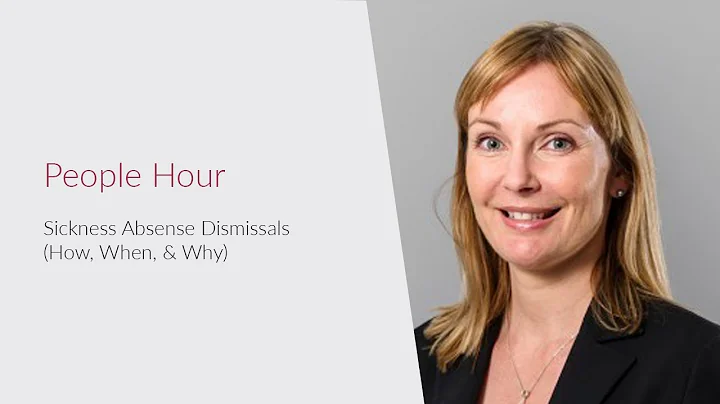 People Hour - Sickness Absence Dismissals (how, when and why), By Joanne Tindall - DayDayNews