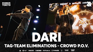 Dari Crowd Pov Gbb25 World League Tag Team Elimination