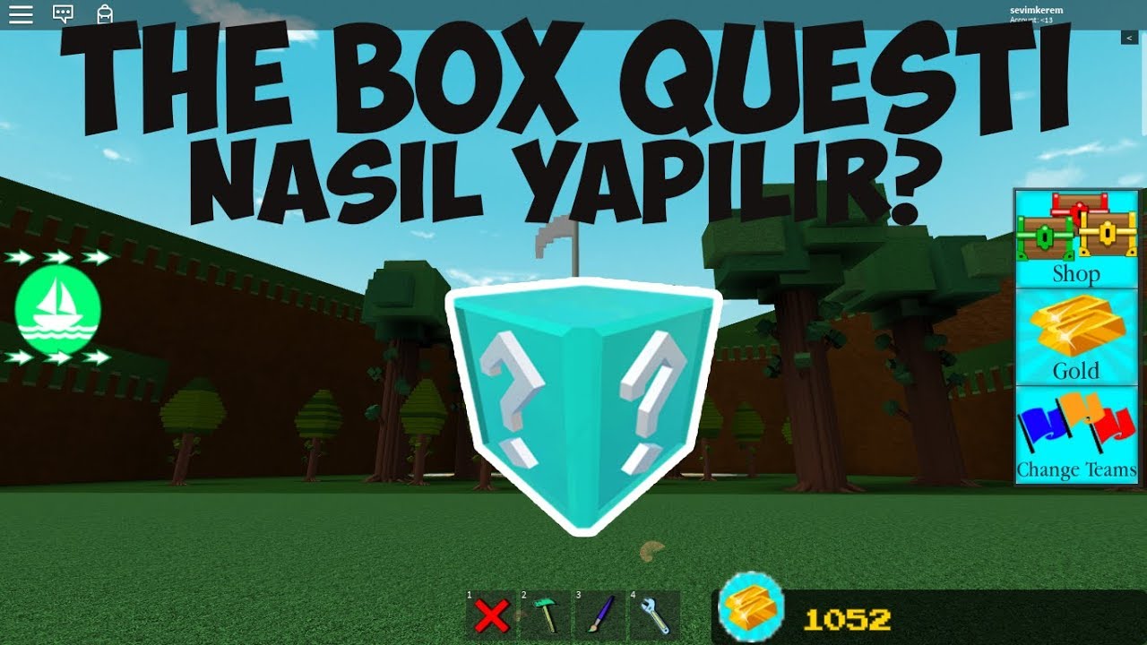 roblox build a boat for treasure the box quest'i nasıl