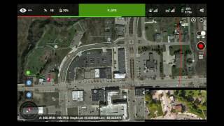 Waypoint Mission Using DJI GO app Flight of the Phantom 4 at Riverside Park FPV Tuesday September 20 screenshot 5