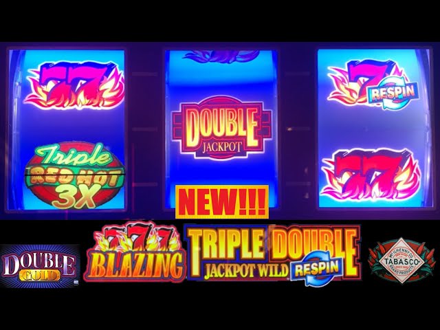 GOT IT! NEW! Triple Double Jackpot Wild RESPIN! Blazing 777 +