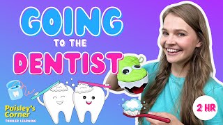 toddler learning video - going to the dentist for toddlers | learn healthy habits for kids