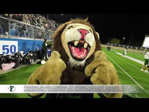 The Franklin Lions are playing in their fourth consecutive state title game on Matrix Helix® synthetic turf at AT&T Stadium in Arlington. The Lions play on the same Matrix Helix turf at home in Franklin along with Ecotherm® infill to keep the temperatures up to 30 degrees cooler than traditional infill products. Franklin also has a Cushdrain® below the surface to increase drainage and allow for a softer impact.