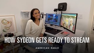 How Sydeon Gets Ready to Stream | American Eagle