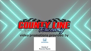 COUNTY LINE RACEWAY 4 BOYS RACING SUPPLY LATE MODEL HEAT RACE 1