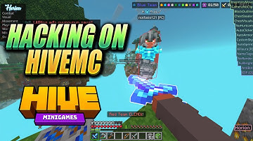 FULL HACKING ON HIVEMC! Bypass no Kick config/Free Client | Minecraft Bedrock Edition