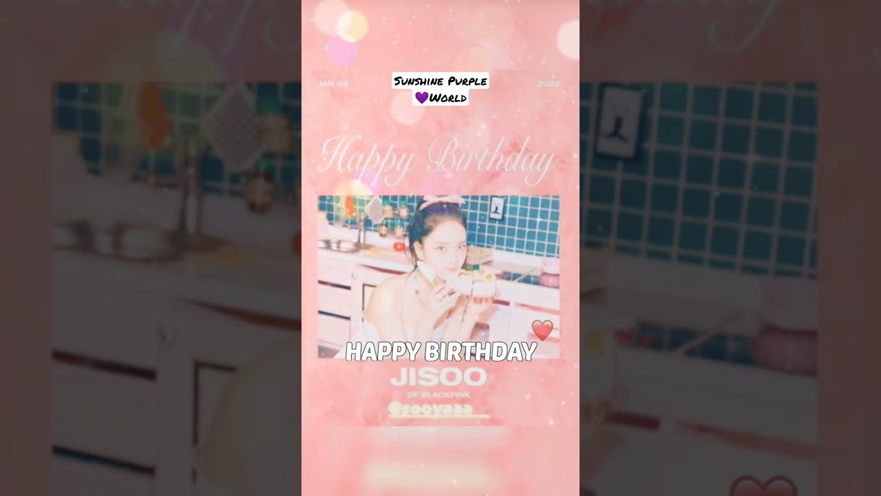 Jisooyaa HBD Cute Edit😍🥳