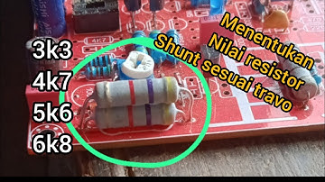 MENENTUKAN RESISTOR shunt Agar driver normal ic bekerja 