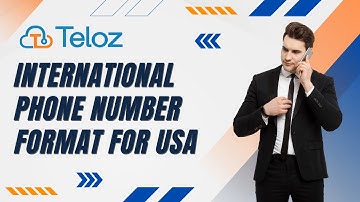 International phone number format for USA: Dialing Across Borders.