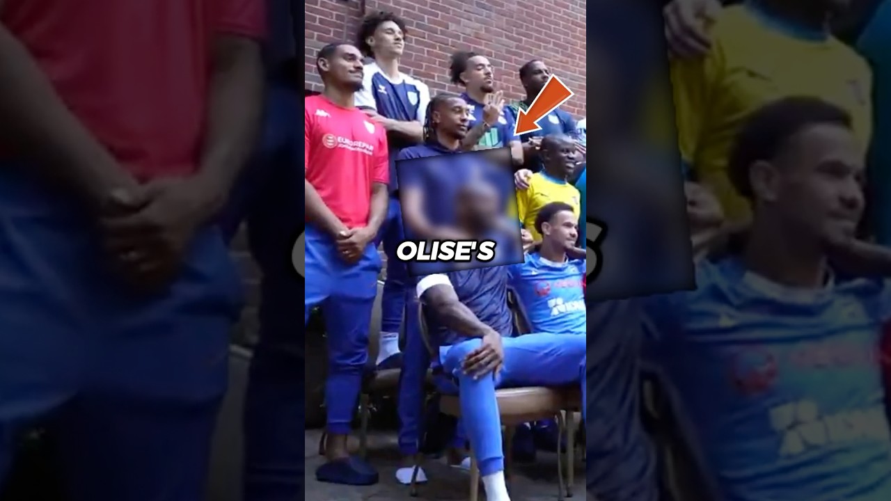 How Olise’s debut club left all French players speechless during a photo shoot.😳🤣