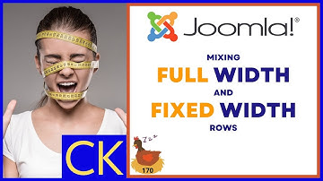 Mixing Full Width and Fixed Width Content in Your Joomla Site - 👀 WMW 170