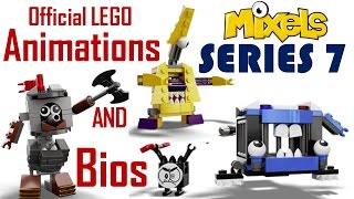 LEGO Mixels Series 7 Official Bios and Animations!