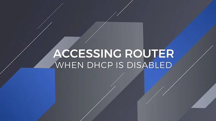 access router when dhcp is disabled | setting router to repeater mode