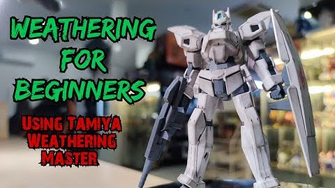 How to basic weathering gunpla for beginners-Tamiya Weathering Master