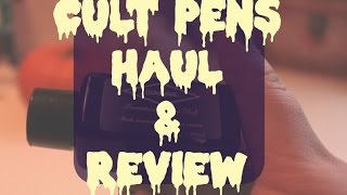 ART SUPPLY HAUL & REVIEW CULT PENS - pentel + diamine + aquash