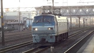 JR貨物 EF66-115 単機回送列車 (1353レ 年始でコキ無) 清洲駅 貨物専用線