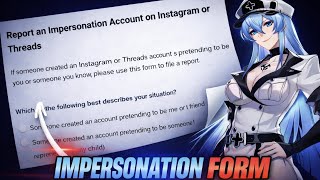 INSTAGRAM IMPERSONATION FORM ‼️ HOW TO BAN INSTAGRAM ACCOUNT USING IMPERSONATION FORM ⁉️