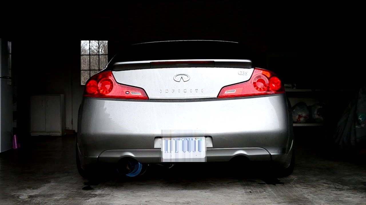 Infiniti G35 Coupe Agency Power Catback Exhaust YouTube
