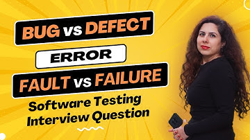 Bug vs Defect vs Error vs Failure vs Fault in Software Testing - Manual Testing Tutorials - Part 3