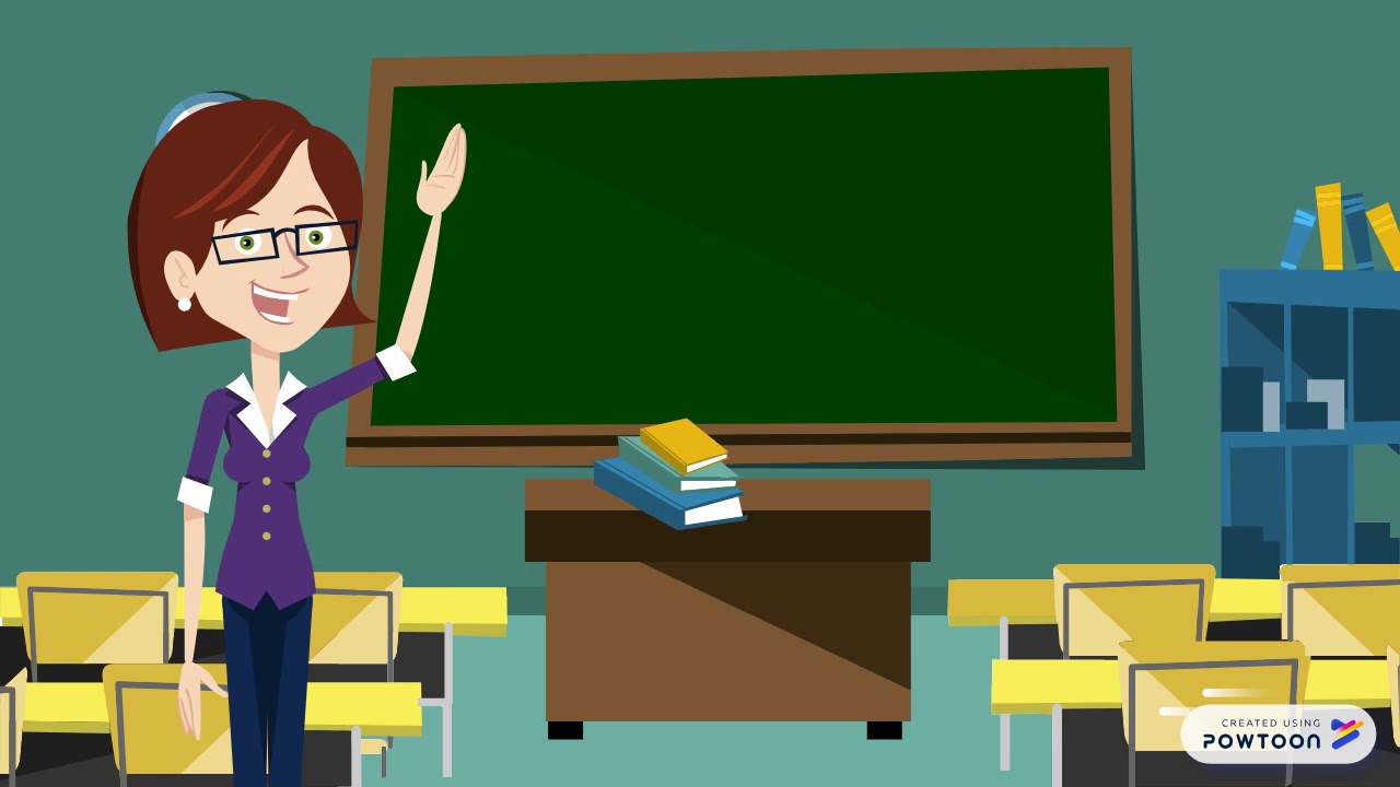 Animation Of Teacher In Classroom 2 YouTube