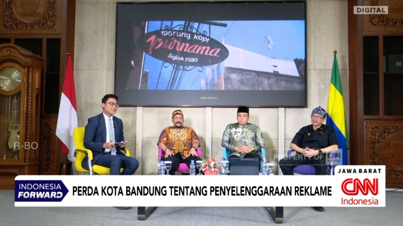 Dialog CNN Indonesia Jabar: Perda Kota Bandung Tentang Penyelenggaraan Reklame (Indonesia Forward)