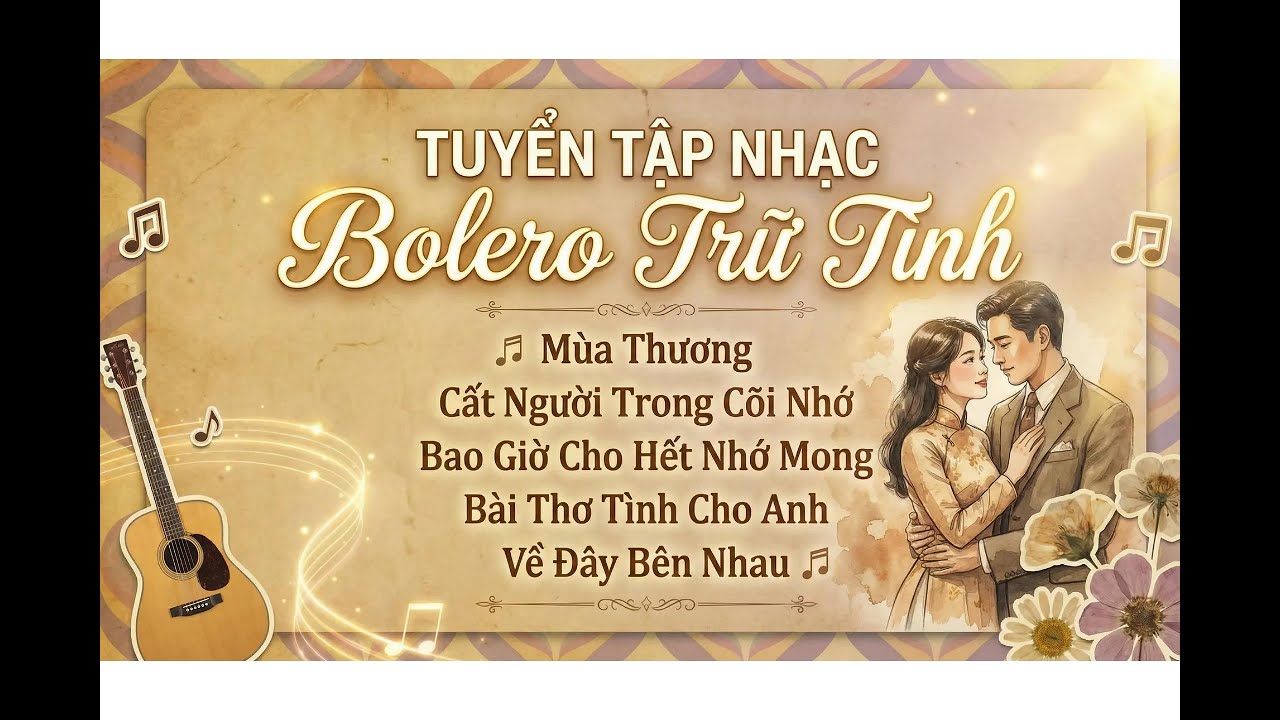 🎶 TUYỂN TẬP NHẠC BOLERO TRỮ TÌNH | Mùa Thương