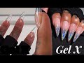 How to do gel x nails at home  chrome  ombr  beginner friendly tutorial