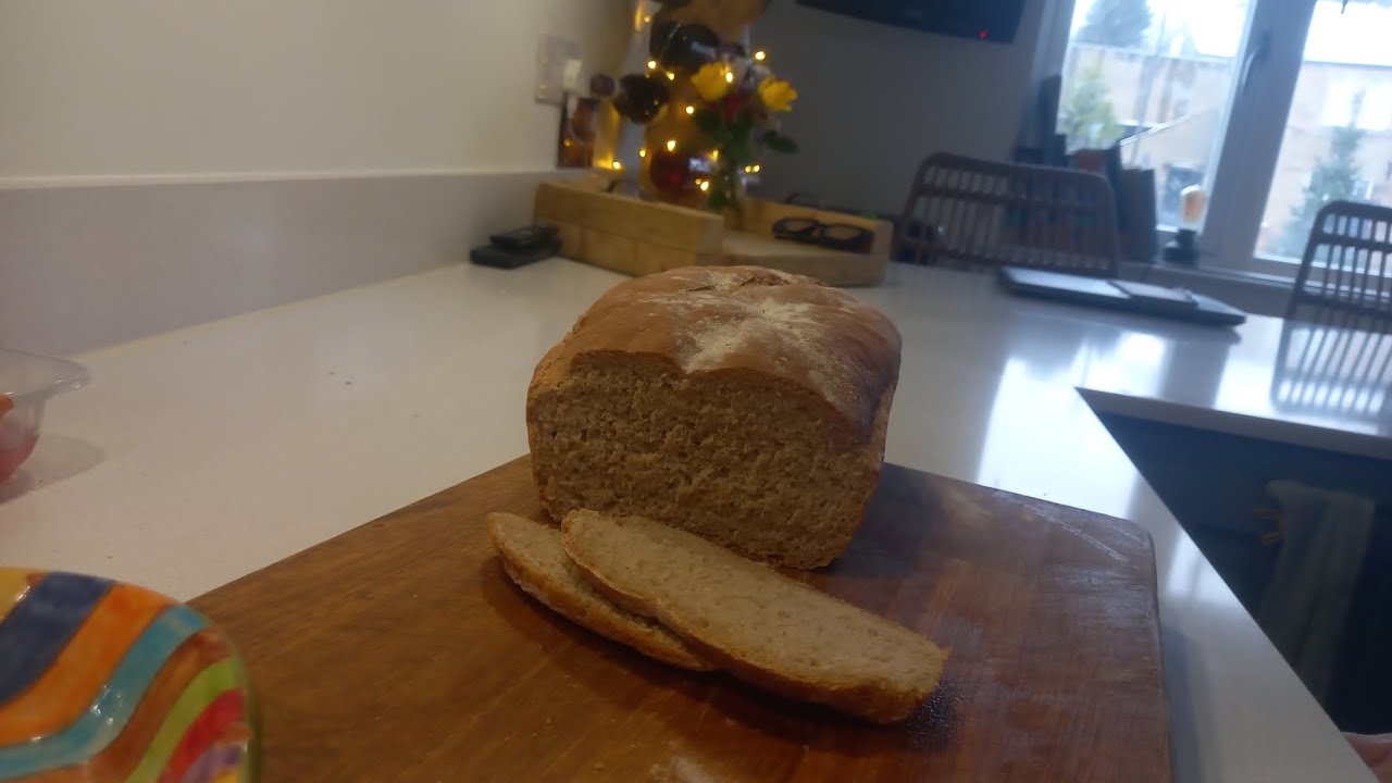 Let's bake... bread on a snow day! 